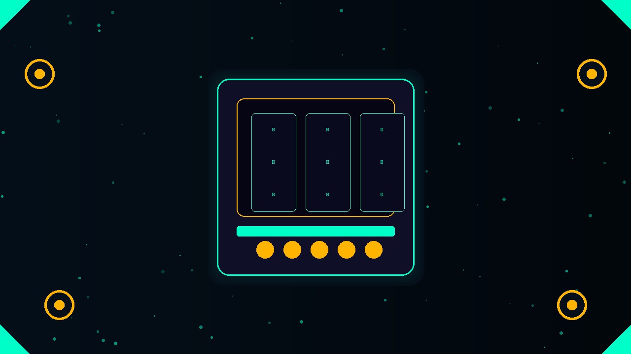 سلوت الليالي الذهبية مع نافذة القصر ونجوم السماء